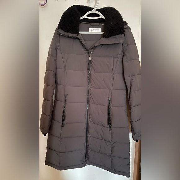 Calvin Klein Winter Hooded Jacket - Original CK bought online. - Picture 1 of 7